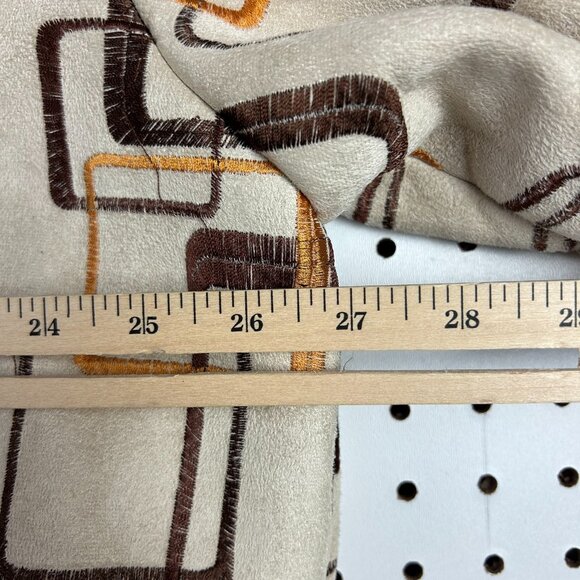 Prestige 90s Hip Hop Jacket Mens 2XL Fur Lined Suede Cream Brown Full Zip Street - Picture 7 of 9